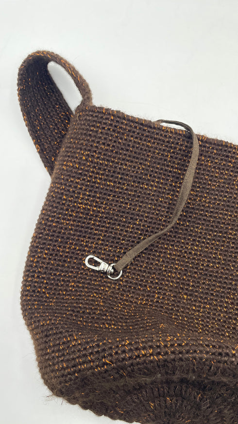 Borsa in maglia lurex