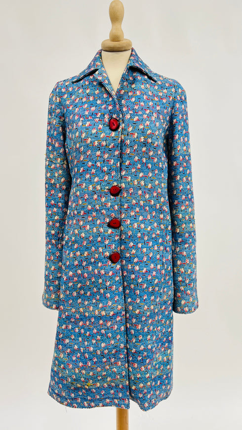 Giacca fiori sfoderata