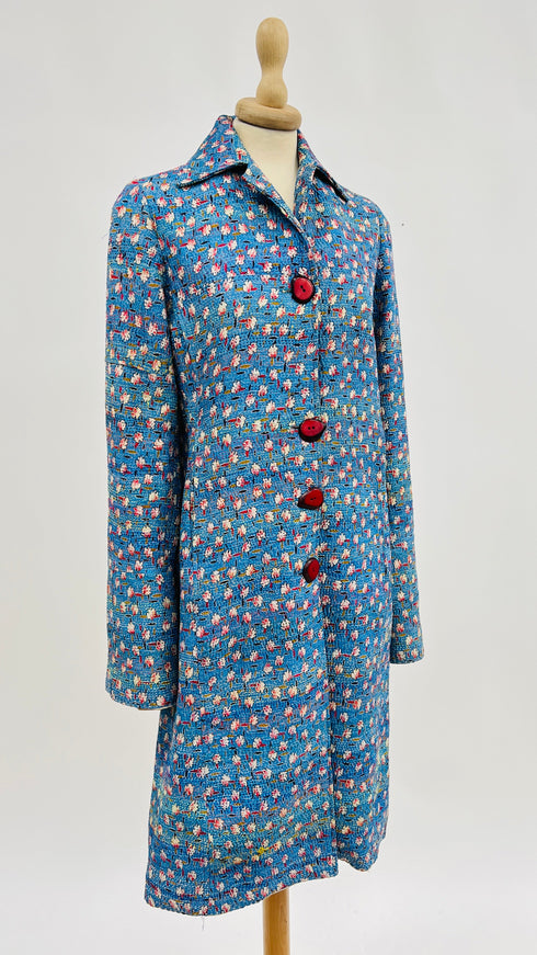 Giacca fiori sfoderata