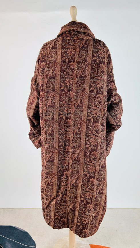 Soprabito vintage con maxi stola