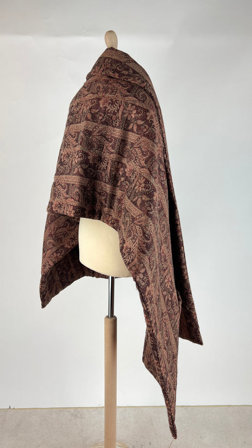 Soprabito vintage con maxi stola