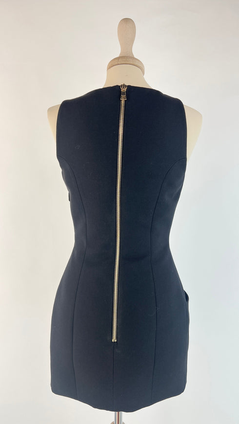 Tubino corto bottoni dorati