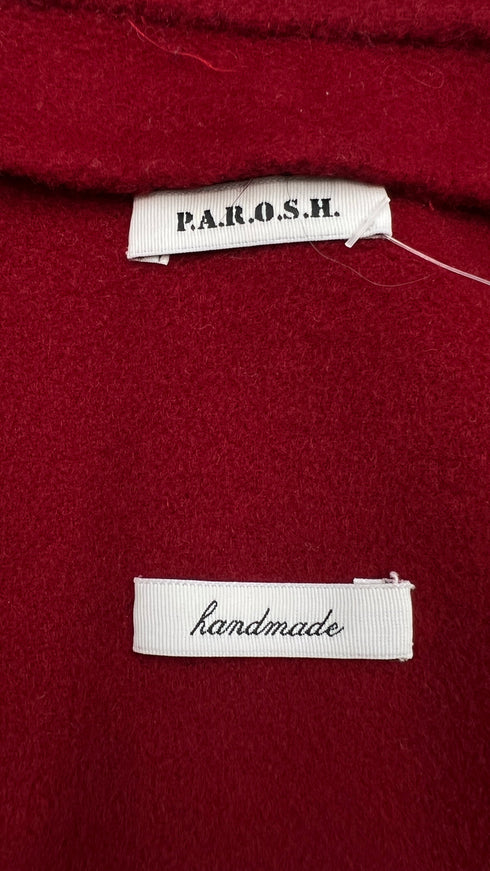 Giacca lana con cappuccio