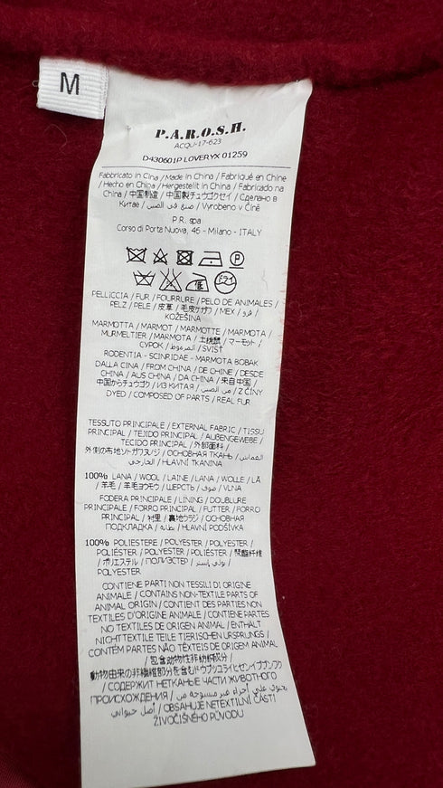 Giacca lana con cappuccio