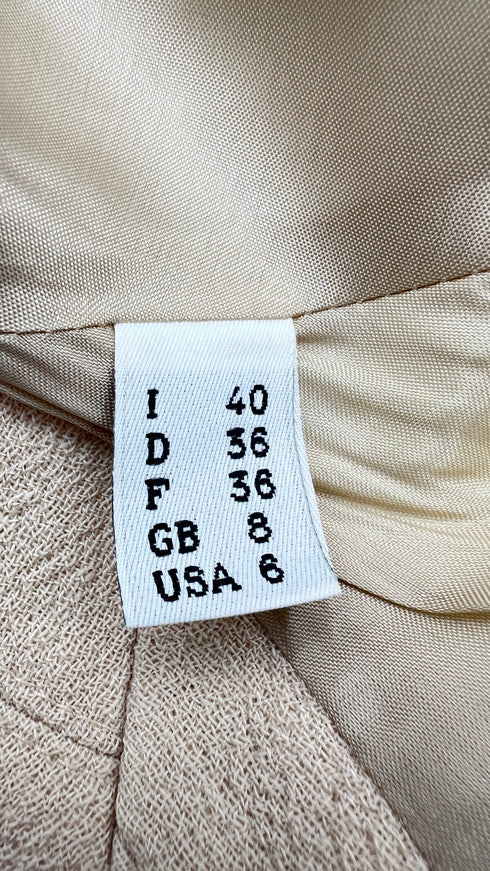 Blazer beige in lana