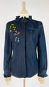 Camicia in jeans con ricami