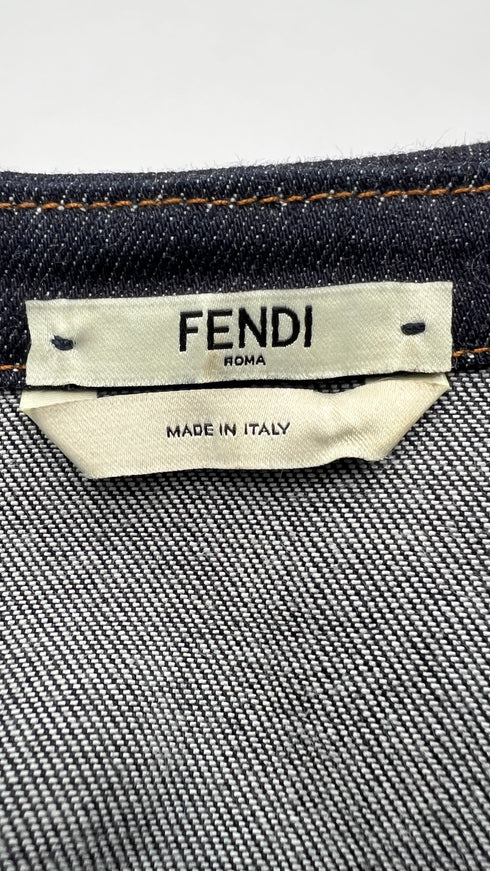 Camicia in jeans con ricami