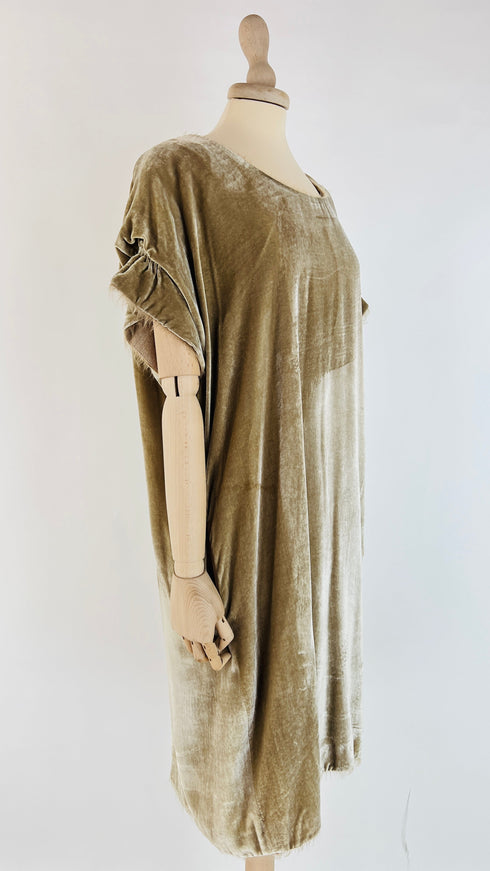 Abito midi in velluto vintage