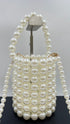 Borsa a secchiello perle