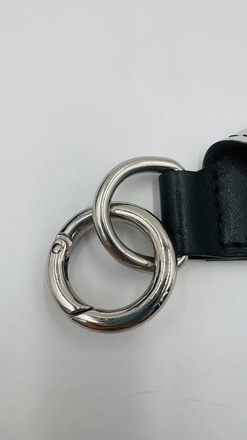 Portacarte in pelle metal