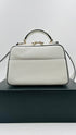 Borsa con tracolla bianca