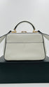 Borsa con tracolla bianca