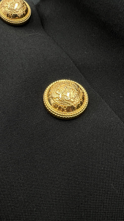 Tubino corto bottoni dorati