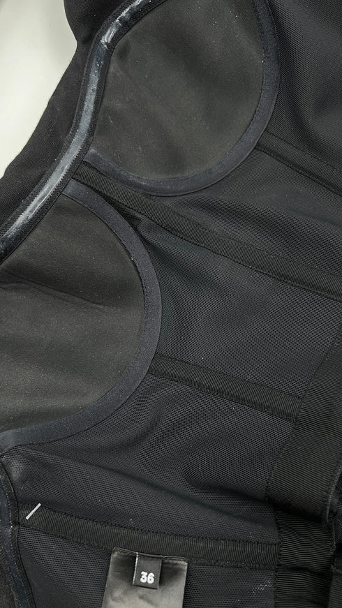 Tubino corto bottoni dorati