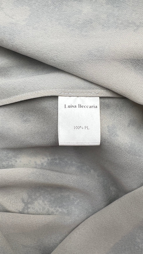 Abito midi collo a fiocco