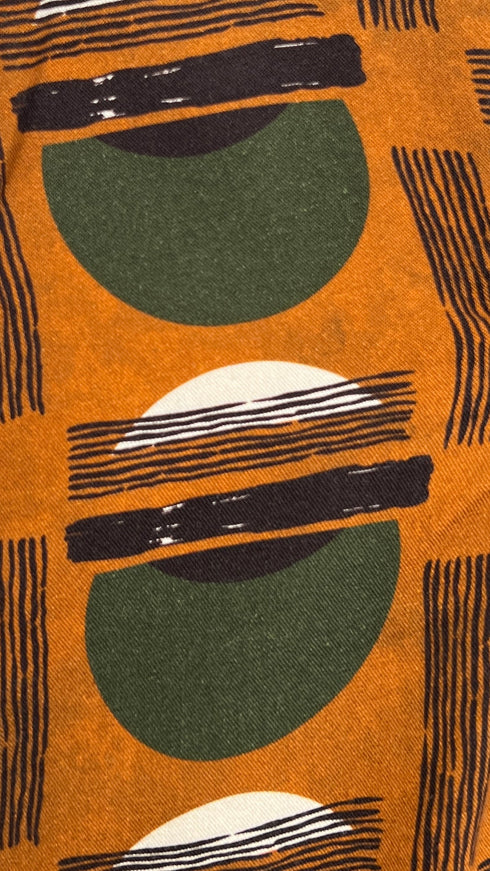 Top arricciato fantasia