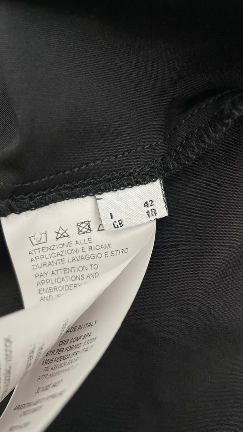 Abito midi con fiocchi