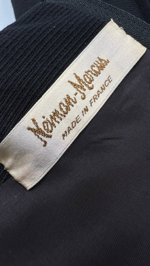 Abito midi maniche a sbuffo