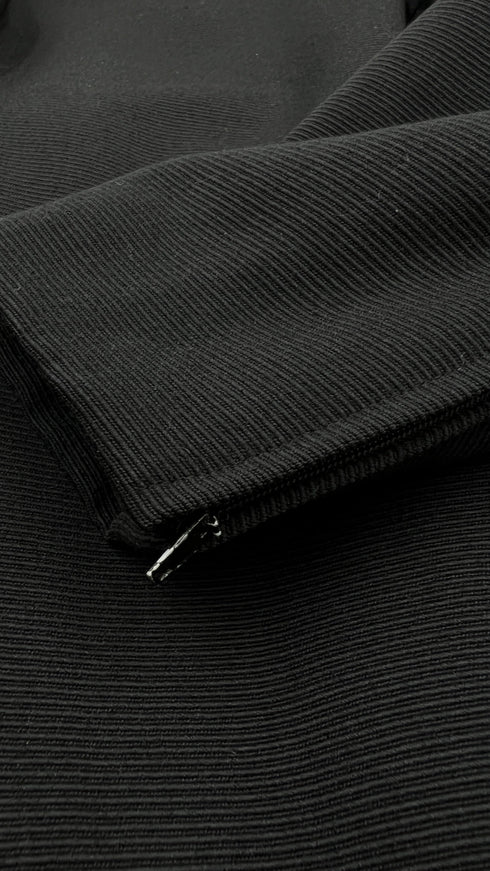 Abito midi maniche a sbuffo