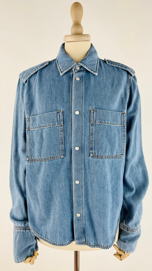 Camicia in denim boxy