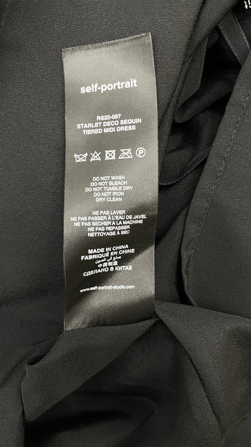 Abito lungo fiori con cartellino