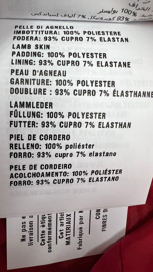 Abito corto smanicato in pelle