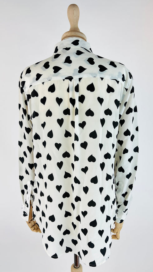 Camicia fantasia a cuori