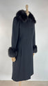 Cappotto lungo nero vintage