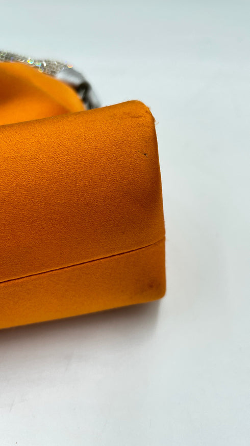 Borsa in raso con strass