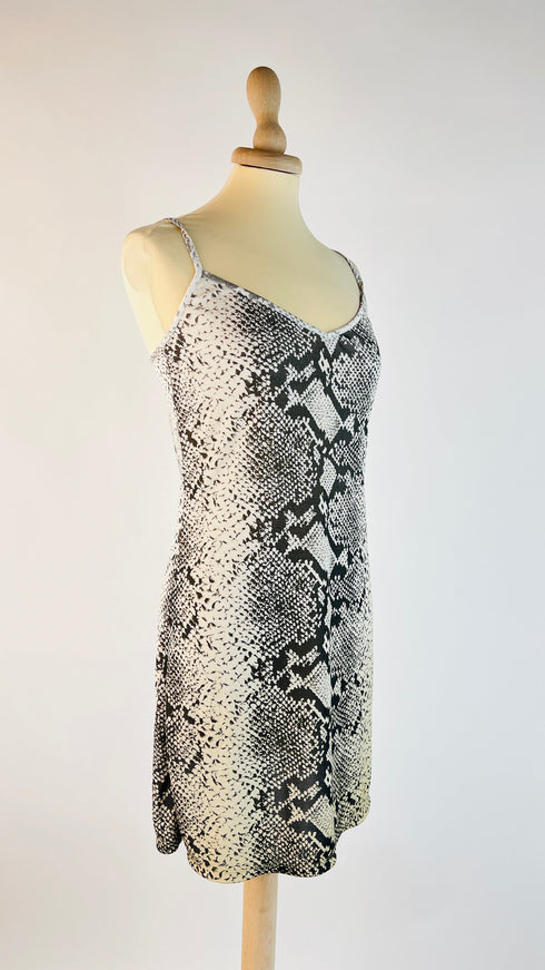 Abito mini animalier vintage