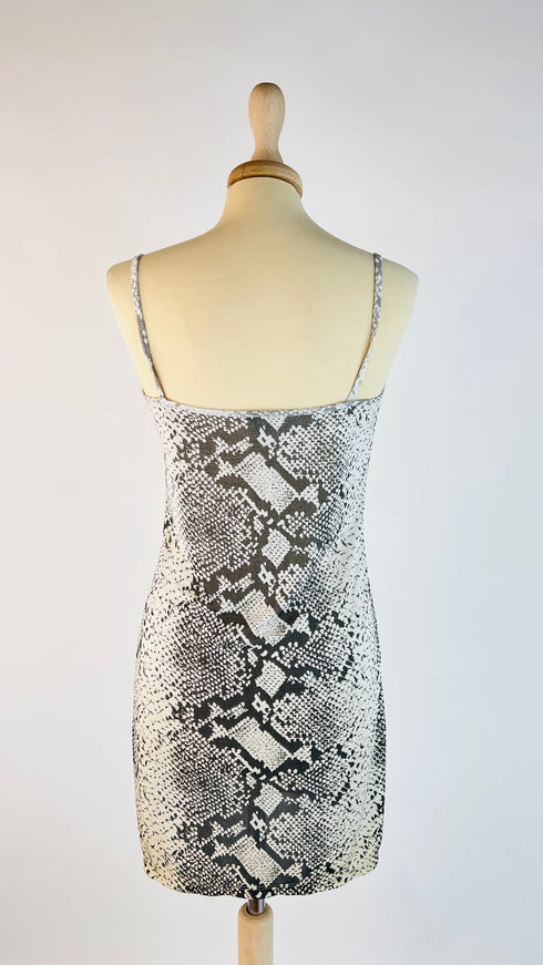 Abito mini animalier vintage