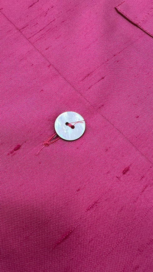 Blazer corto in seta