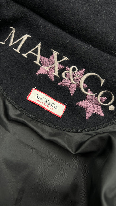 Cappotto in panno nero