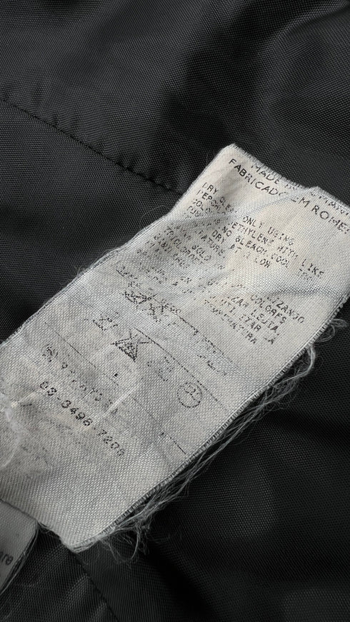 Cappotto in panno nero