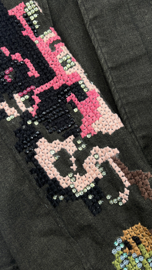 Giacca ricami e perline