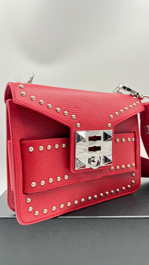 Borsa in pelle lavorata