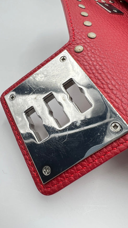 Borsa in pelle lavorata