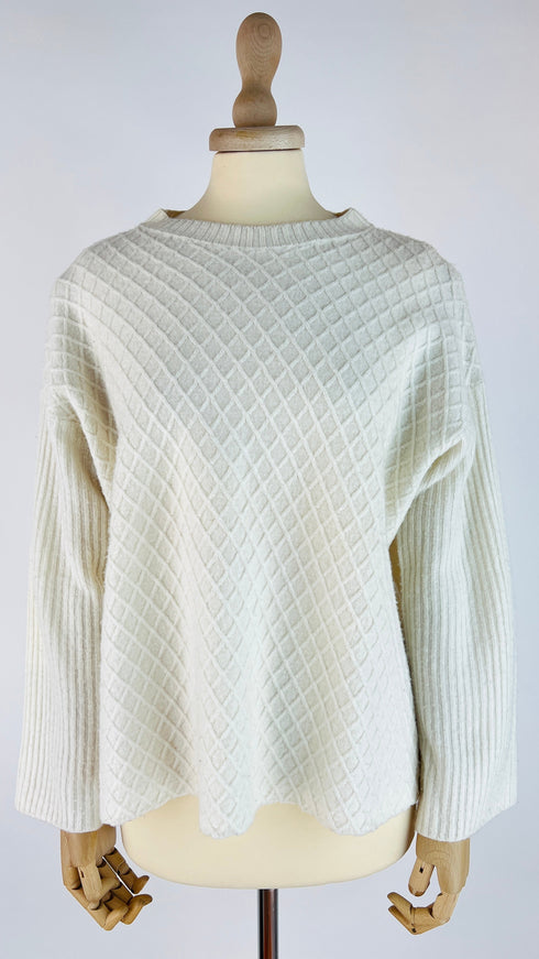 Maglia girocollo rombi