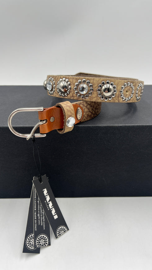 Cintura borchie e strass