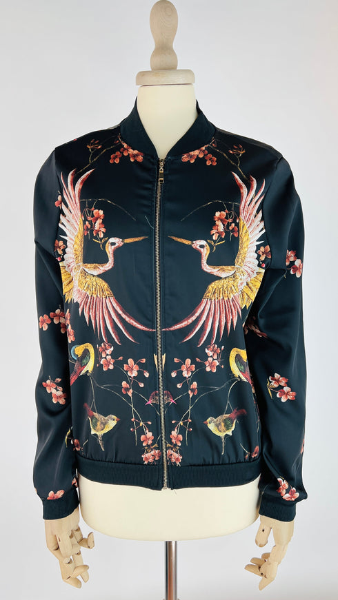 Bomber raso sfoderato