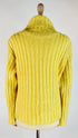 Maglione dolcevita giallo