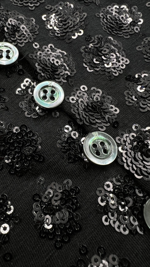 Abito midi in paillettes vintage