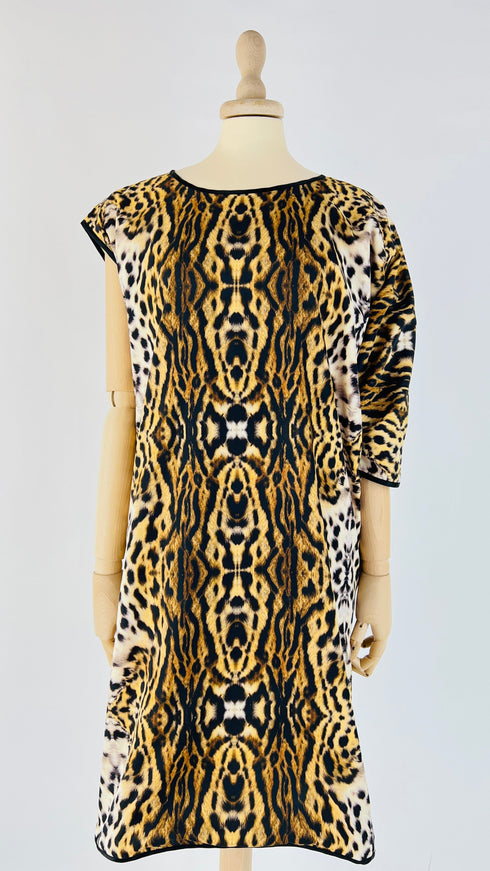 Abito midi animalier