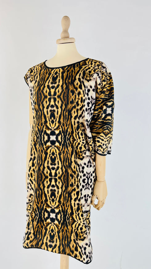 Abito midi animalier
