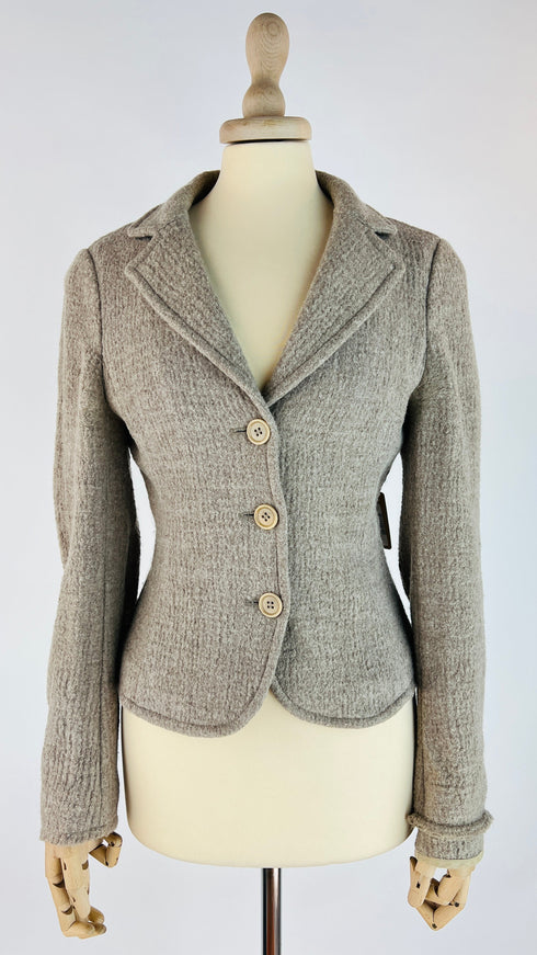 Blazer corto lana cotta