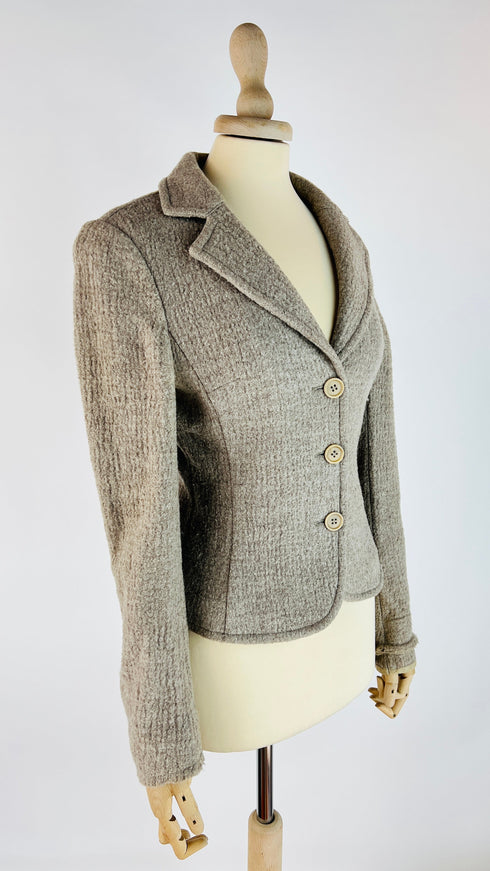 Blazer corto lana cotta