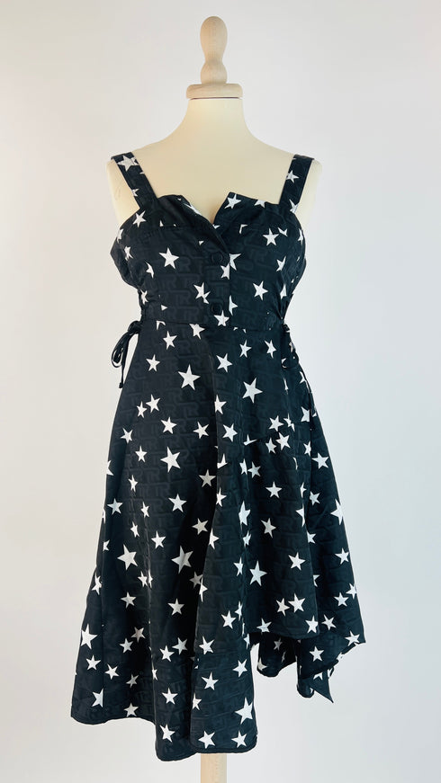 Abito midi a stelle