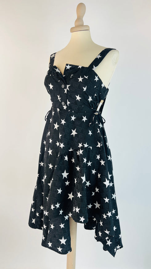 Abito midi a stelle