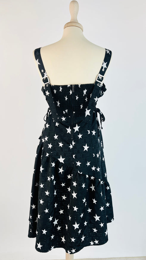Abito midi a stelle
