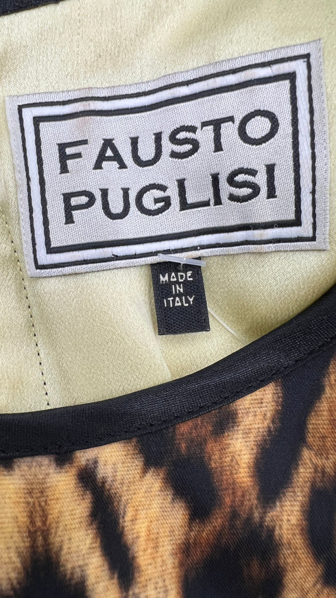 Abito midi animalier